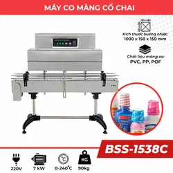 Máy co màng cổ chai BSS - 1538C