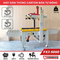 Máy dán thùng carton bán tự động FXJ-5050