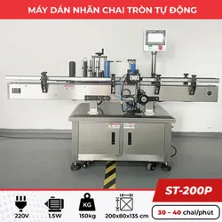 Máy dán nhãn decal tự động ST-200P
