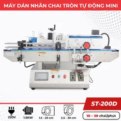 Máy dán nhãn chai tròn tự động mini ST-200D