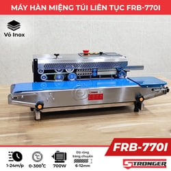 Máy hàn miệng túi nilon Stronger FRB-770I vỏ inox