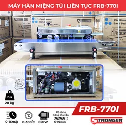Máy hàn miệng túi liên tục nằm ngang STRONGER FRB-770I [Vỏ Inox]