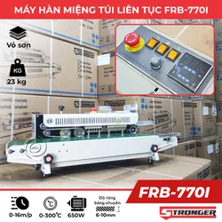 Máy hàn miệng túi liên tục nằm ngang STRONGER FRB-770I vỏ sơn tĩnh điện