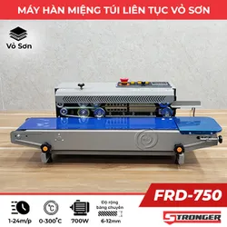 Máy dán miệng túi liên tục Stronger FRD-750 (vỏ sơn tĩnh điện)