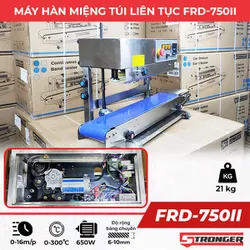 Máy hàn miệng túi liên tục STRONGER FRD-750II dạng đứng