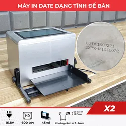 Máy in date in mã code dạng tĩnh để bàn X2