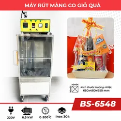 Máy bọc màng co giỏ quà 650x480