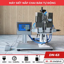 Máy siết nắp chai bán tự động DN-63