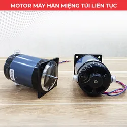 Motor máy hàn miệng túi liên tục