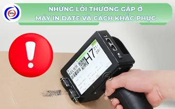 Những lỗi thường gặp ở máy in date và cách khắc phục