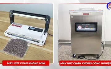 So sánh máy hút chân không mini và máy hút chân không công nghiệp