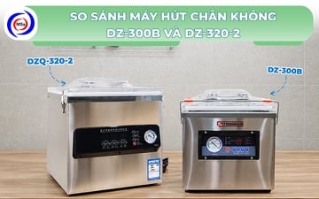 So sánh máy hút chân không DZ-300B và DZQ-320-2 chi tiết