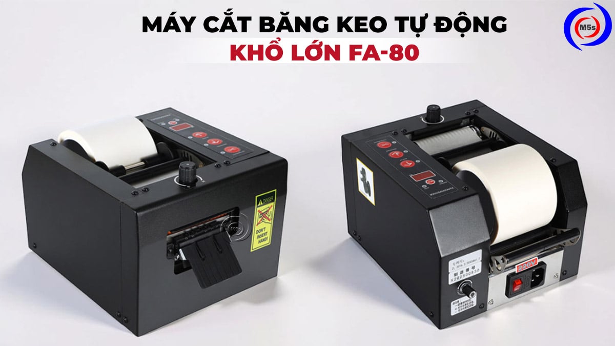 tổng quan máy cắt băng keo tự động khổ lớn FA-80 tổng quan máy cắt băng keo tự động khổ lớn FA-80