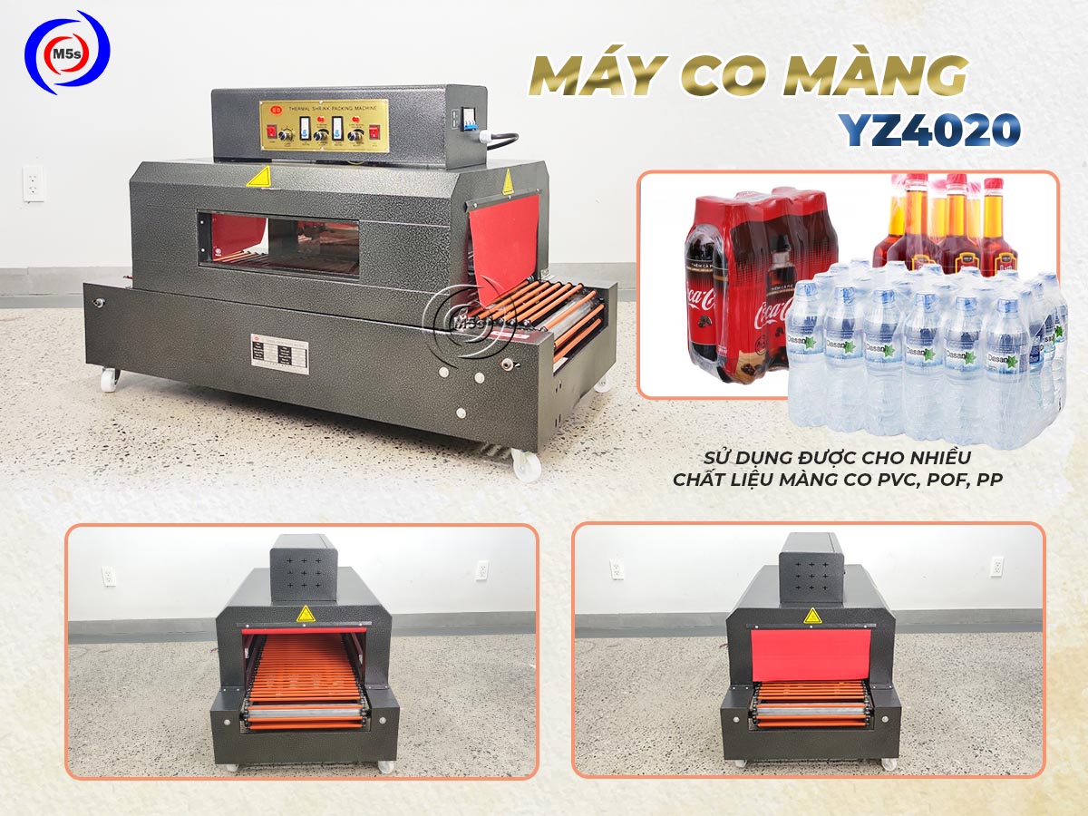 Tổng quan máy co màng YZ-4020 Tổng quan máy co màng YZ-4020