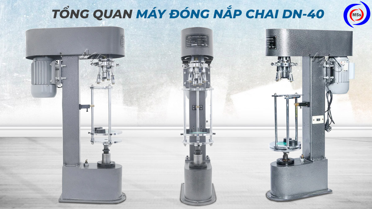 tổng quan máy đóng nắp chai DN-40