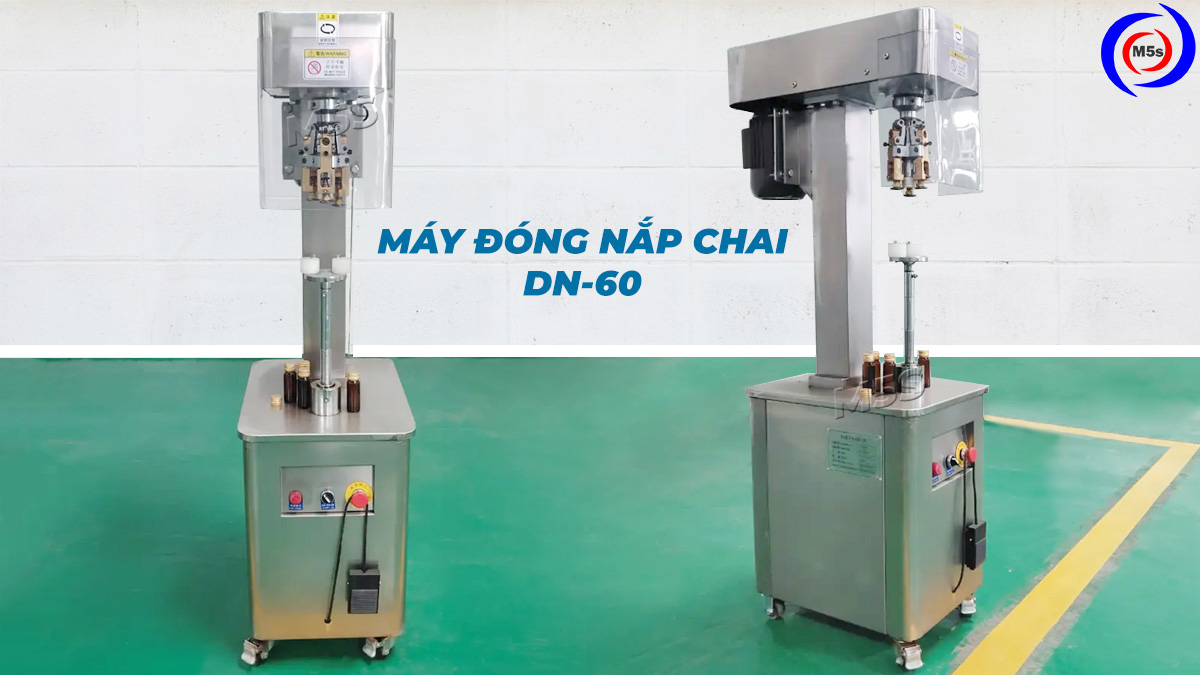 máy đóng nắp chai thủy tinh DN-60 máy đóng nắp chai thủy tinh DN-60