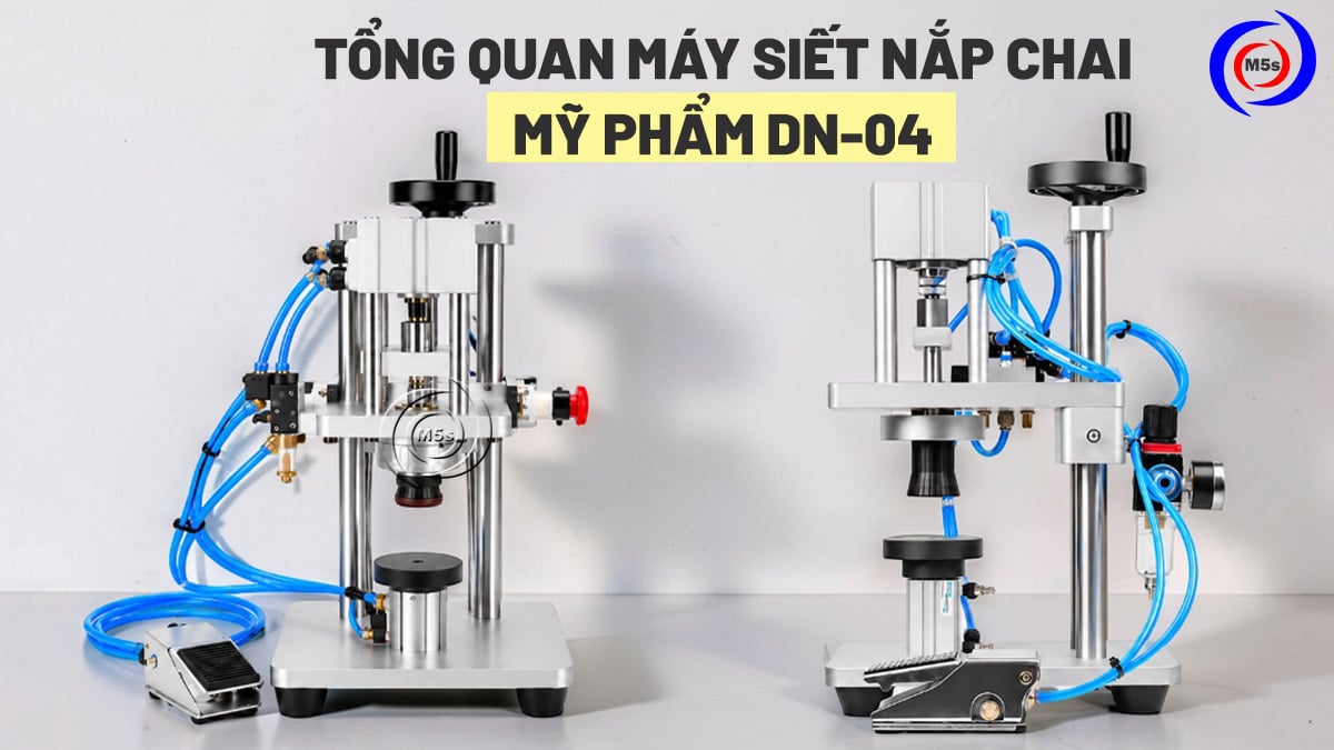 tổng quan máy siết nắp chai mỹ phẩm DN-04 tổng quan máy siết nắp chai mỹ phẩm DN-04