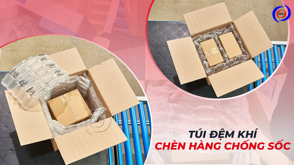 Túi đệm khí chèn hàng chống sốc Túi đệm khí chèn hàng chống sốc