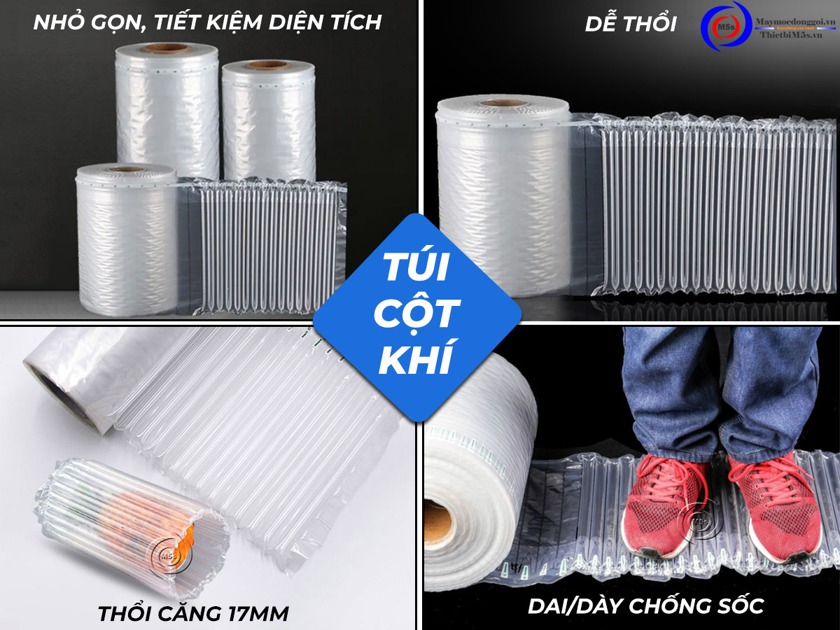 Túi đệm khí chống sốc dạng cột Túi đệm khí chống sốc dạng cột