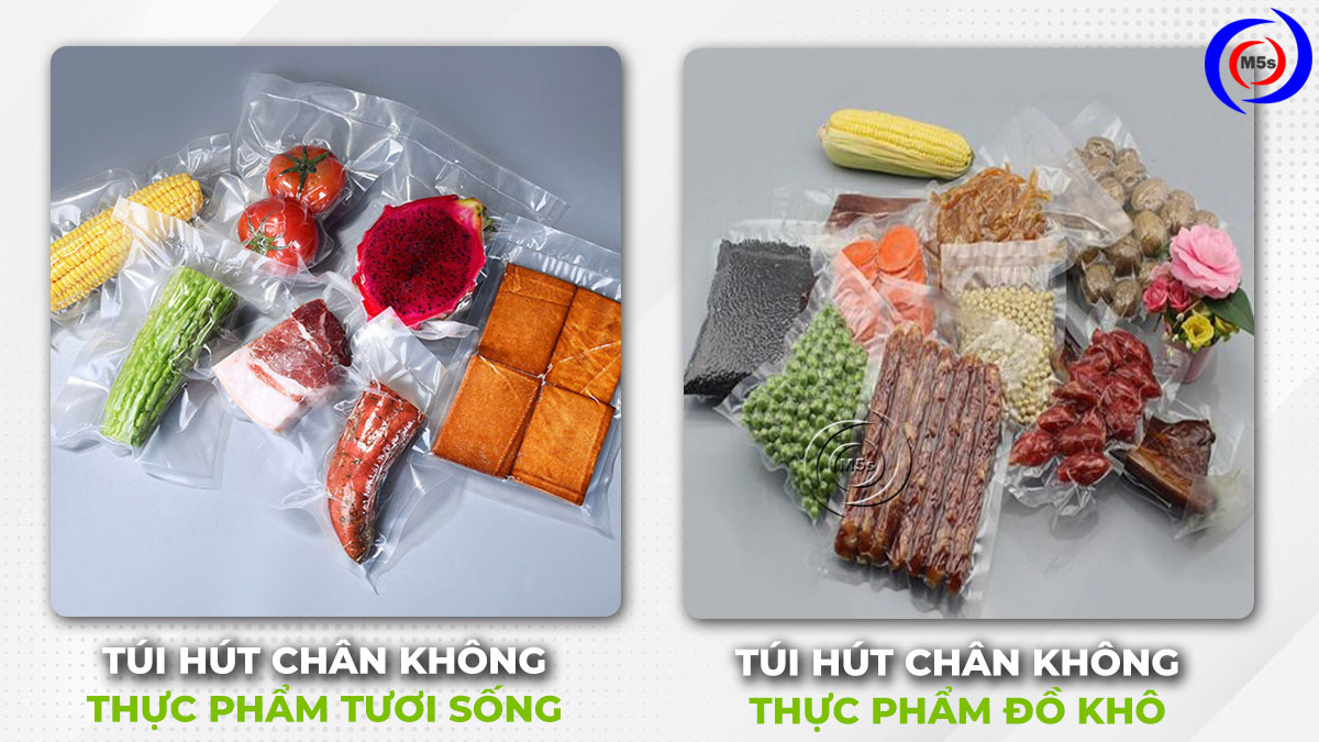 Túi hút chân không thực phẩm tươi sống và đồ khô Túi hút chân không thực phẩm tươi sống và đồ khô