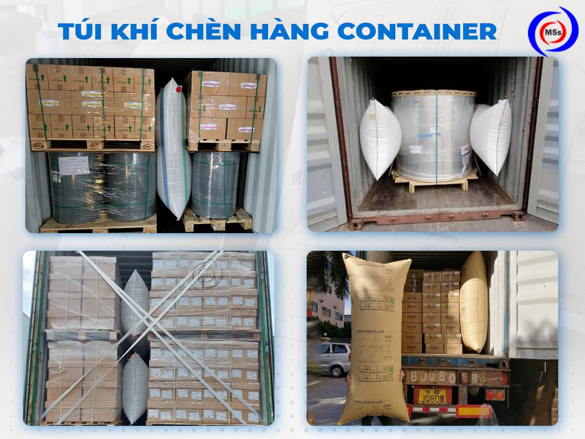 túi đệm khí chèn hàng container túi đệm khí chèn hàng container