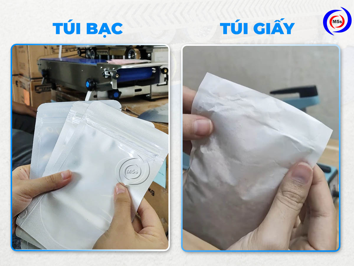 Túi bạc và túi giấy Túi bạc và túi giấy
