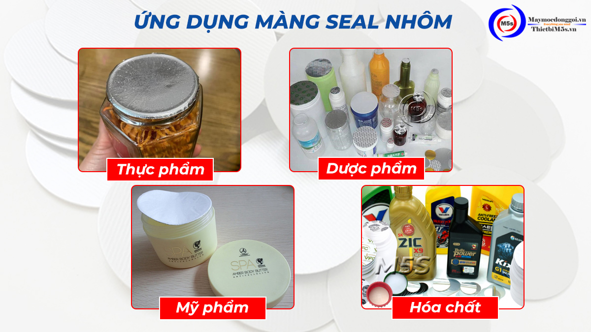 Ứng dụng màng seal nhôm Ứng dụng màng seal nhôm