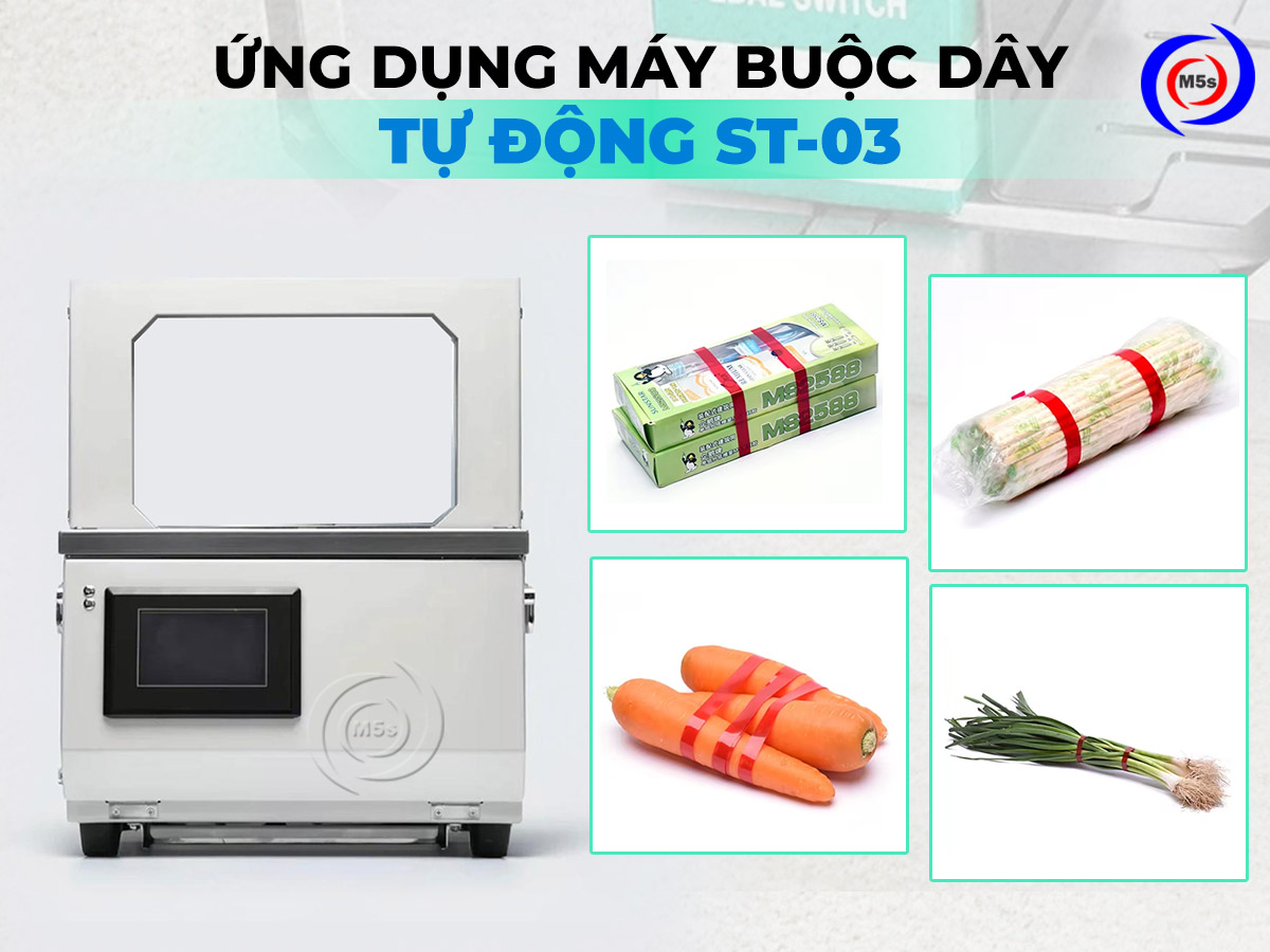 Ứng dụng máy buộc dây nilon tự động ST-03 Ứng dụng máy buộc dây nilon tự động ST-03