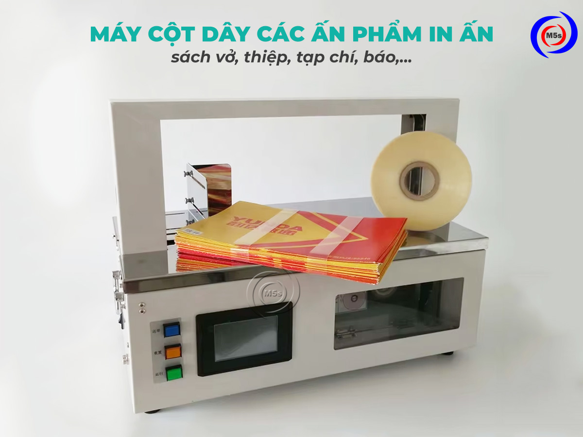 Ứng dụng máy buộc dây trong ngành in ấn Ứng dụng máy buộc dây trong ngành in ấn