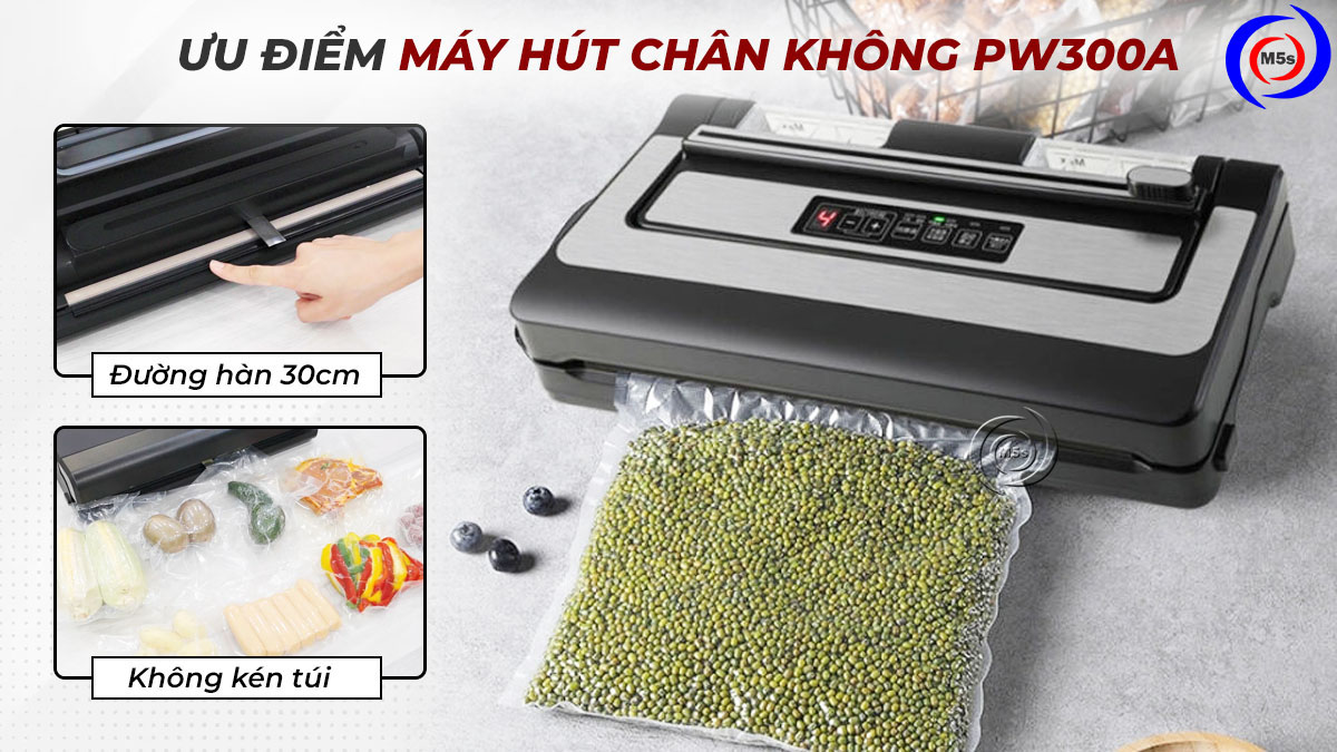 Ưu điểm máy hút chân không gia đình PW300A Ưu điểm máy hút chân không gia đình PW300A