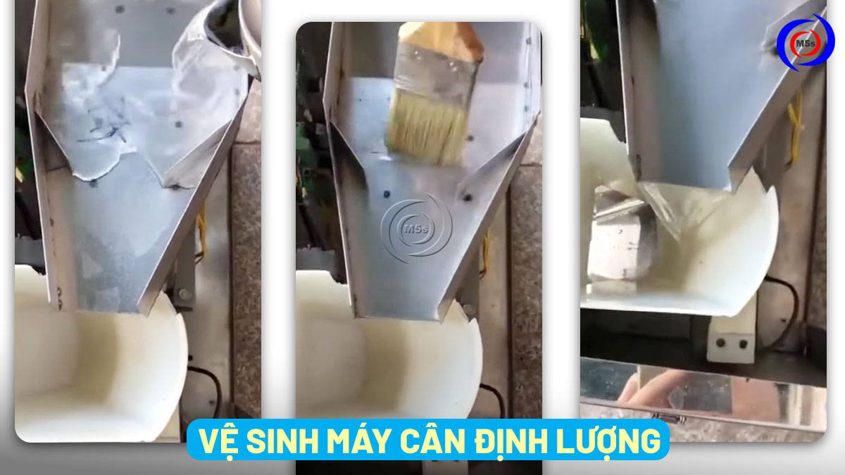 Vệ sinh máy cân định lượng Vệ sinh máy cân định lượng