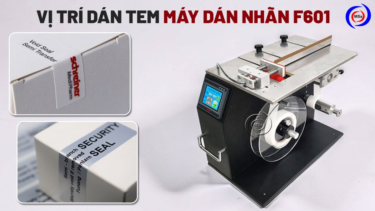 vị trí dán máy dán nhãn niêm phong hộp F601 vị trí dán máy dán nhãn niêm phong hộp F601