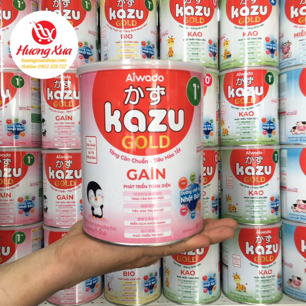 Sữa Kazu Gain 1+ Tăng cân Chuẩn ,Tiêu Hóa Tốt  