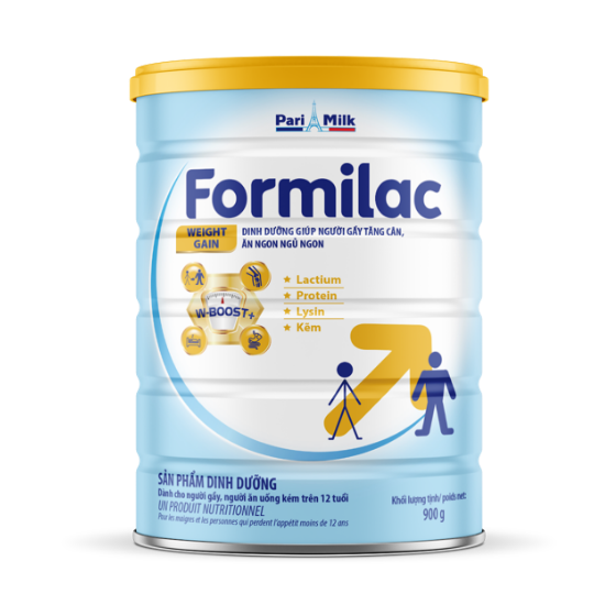Sữa Formilac Weight Gain giúp người gầy tăng cân, ăn ngon ngủ ngon.