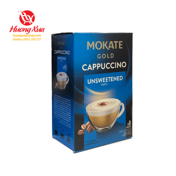 Cà phê Mokate Gold Latte Cappuccino không đường 140G