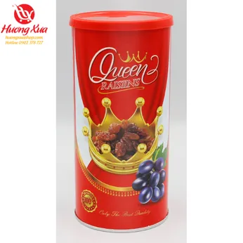 Nho khô đen Queen Raisins ống giấy 200g (4)