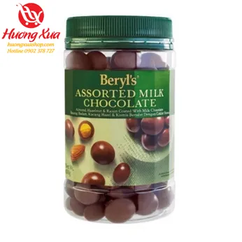Chocolate Beryl's Chocola Lon Nhựa Mix 450g