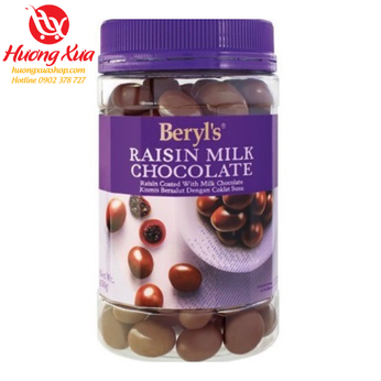 Chocolate Beryl's Chocola Lon Nhựa Nho 450g
