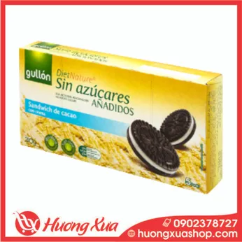 Bánh quy Gullon ăn kiêng không đường Sandwich de Cacao 210g