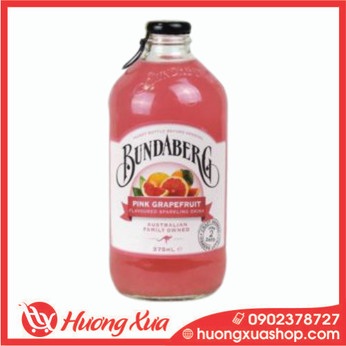 Nước trái cây Bundaberg Pink Grapefruit 8% Úc – 12 chai 375ml