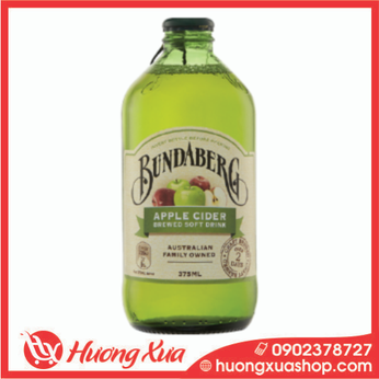 Nước trái cây Bundaberg Apple Cider Brewed soft Drink Úc – 12 chai 375ml
