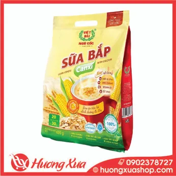 Sữa Bắp Canxi Việt Đài 600gr ( 20gói x 30gr)