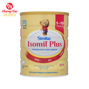 Sữa Similac Isomil Plus 1-10 mới 400g chống dị ứng và tiêu chảy