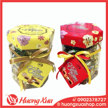 Kẹo Arcor Butter Toffees hộp thủy tinh 300g