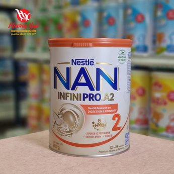 Sữa Nestle Nan Infinipro A2 số 2 800g cho trẻ từ 12-24 tháng