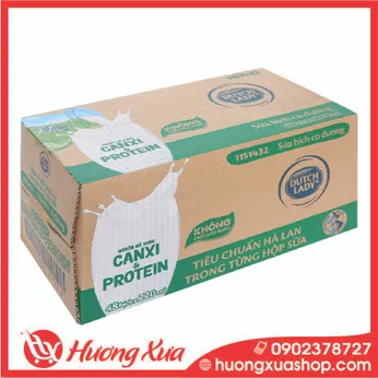 Sữa tươi Cô gái Hà lan có đường 220ml thùng 48