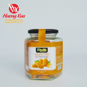 Hạt hạnh nhân Mfood hủ thủy tinh 250g