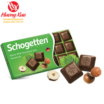 Chocolate Schogetten Vị Hazenuts 100g