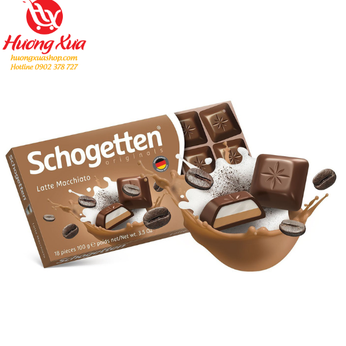 Chocolate Schogetten Vị Latte 100g