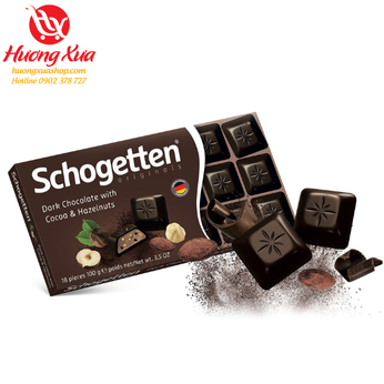 Chocolate Schogetten Vị Đắng Cacao 100g